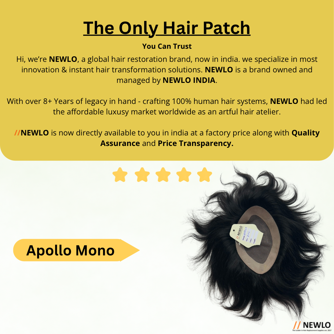 Newlo Apollo | Hair Wig | Patch