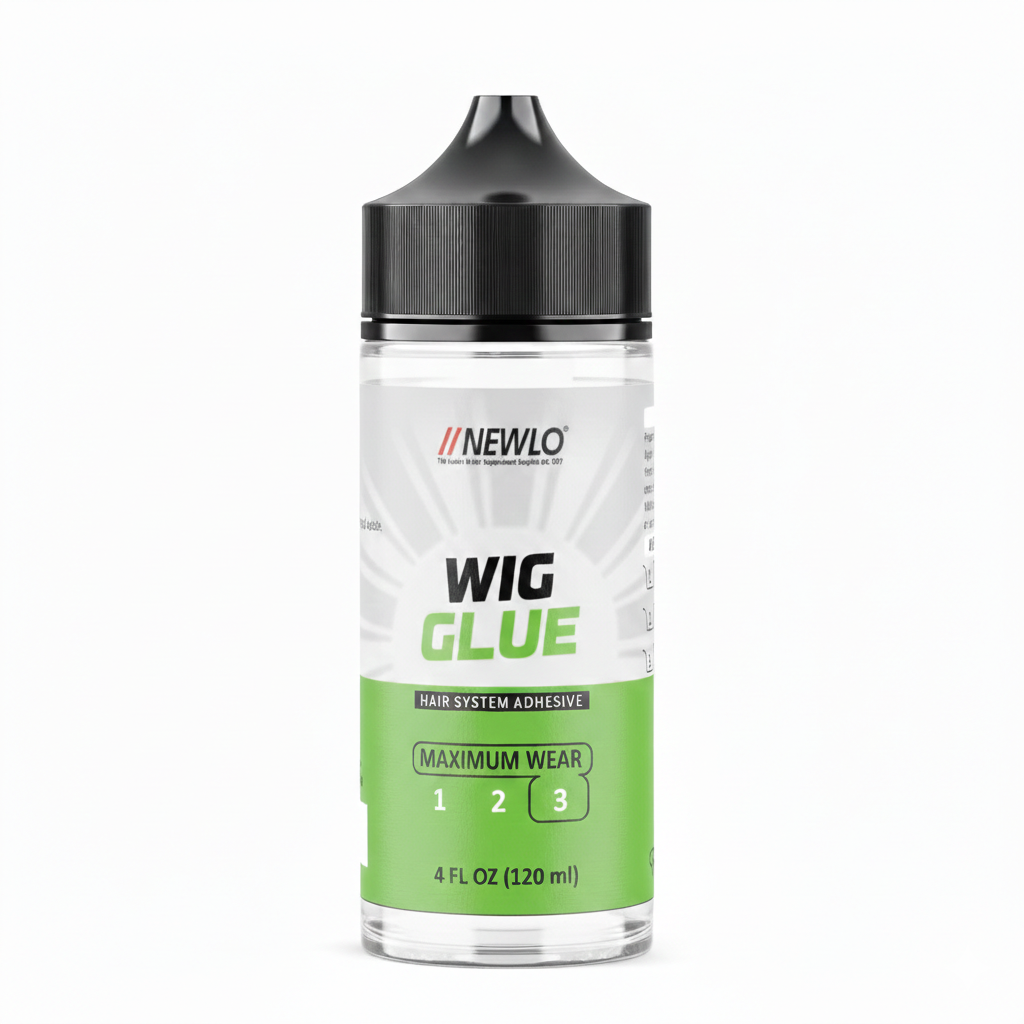 Newlo Hair Patch Glue| Hair Wig Glue| Water & Sweat Resistant| Hold upto 20-30 days| Skin-Friendly| Suitable For Indian Weather| Acrylic Base| 118 ml