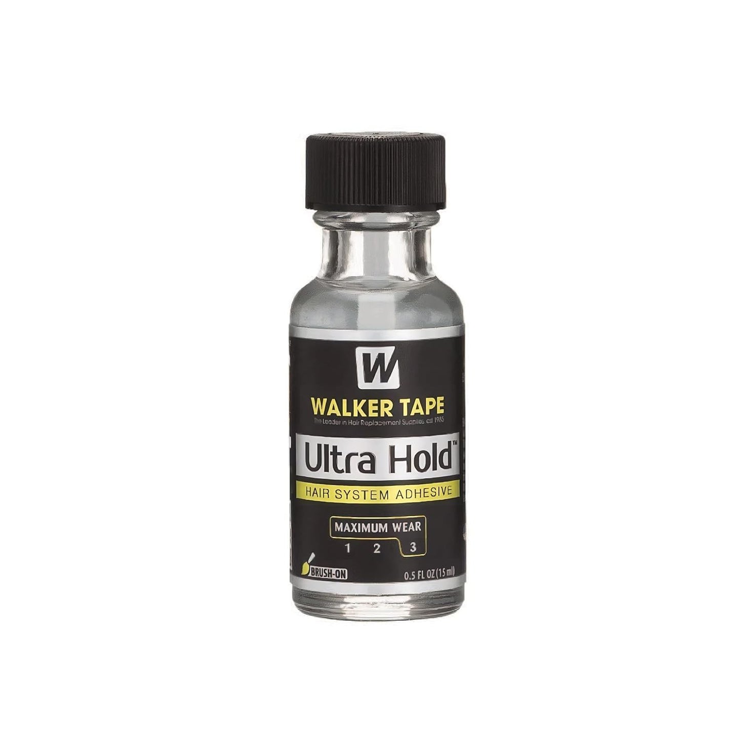 Walker Tape Ultra Hold Hair Patch Glue | Waterproof | Maximum Wear (4+ Weeks) | Clear Transperent Glue | Skin Safe (15 ML)