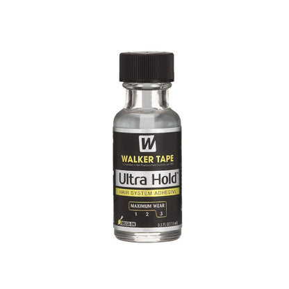 Walker Tape Ultra Hold Hair Patch Glue | Waterproof | Maximum Wear (4+ Weeks) | Clear Transperent Glue | Skin Safe (15 ML)