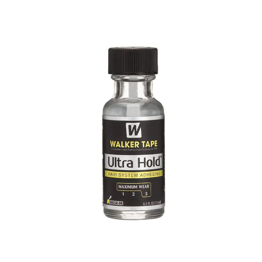 Walker Tape Ultra Hold Hair Patch Glue | Waterproof | Maximum Wear (4+ Weeks) | Clear Transperent Glue | Skin Safe (15 ML)