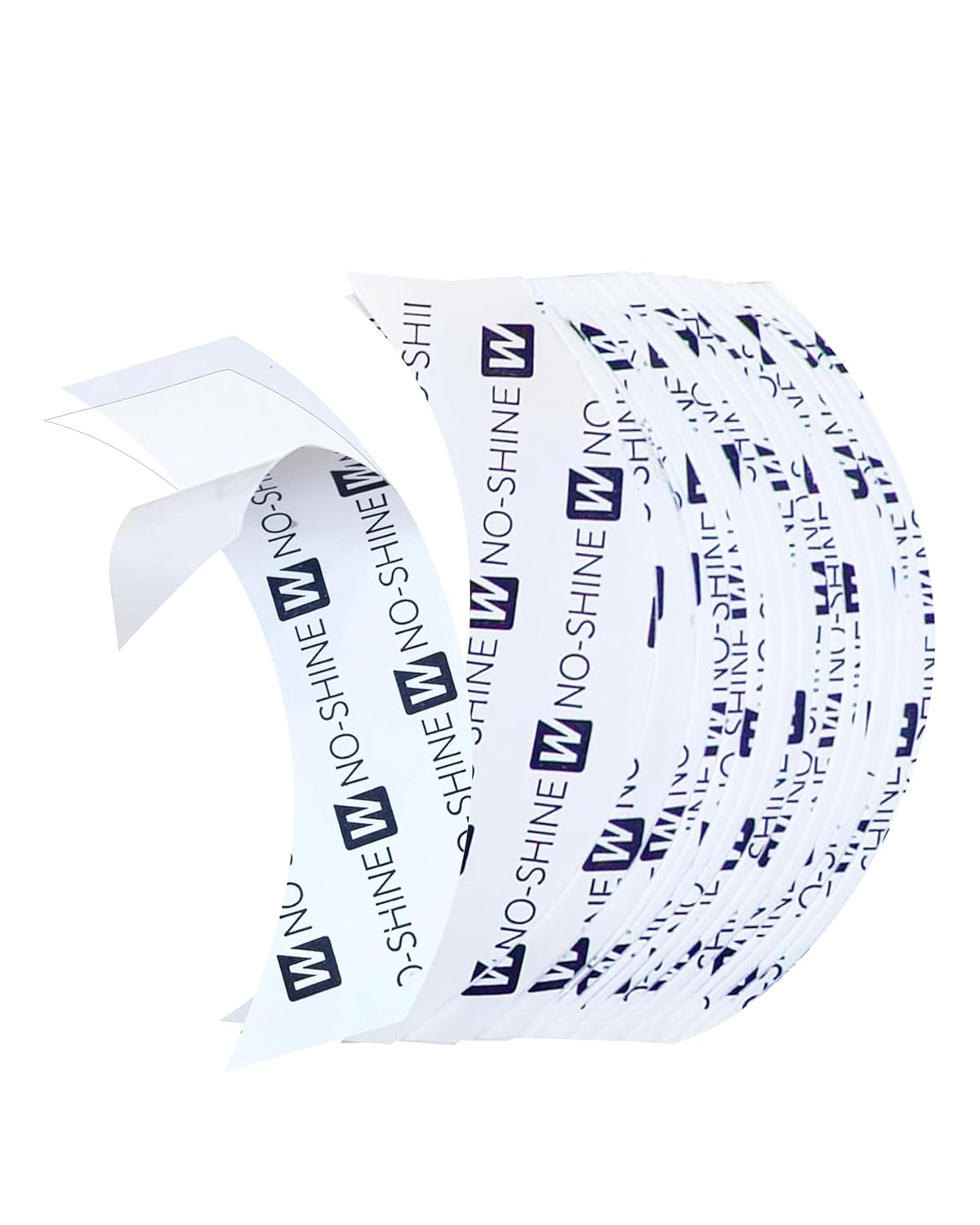 WalkerTape No-Shine Hair Patch Tape -36 Pcs | Strong Hold Wig & Hair System Adhesive Tape | Waterproof, Sweat Resistant | 3–4 Weeks Hold | Curved Strips for Men & Women