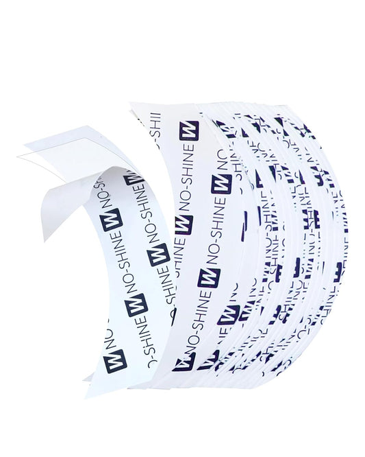 WalkerTape No-Shine Hair Patch Tape -36 Pcs | Strong Hold Wig & Hair System Adhesive Tape | Waterproof, Sweat Resistant | 3–4 Weeks Hold | Curved Strips for Men & Women