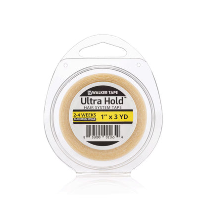 Walker Tape Ultra Hold Waterproof Double-Sided Hair System Wig Tape – All-Weather Resistant, Maximum Hold Up to 2-4 Weeks, 1 Inch X 3 Yards – Easy to Use