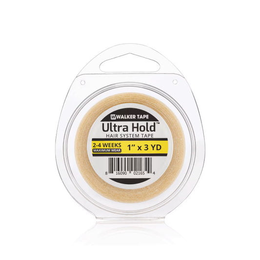 Walker Tape Ultra Hold Waterproof Double-Sided Hair System Wig Tape – All-Weather Resistant, Maximum Hold Up to 2-4 Weeks, 1 Inch X 3 Yards – Easy to Use