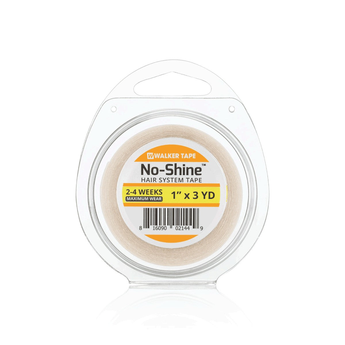 WalkerTape No - Shine Waterproof Double-Sided Hair System Wig Tape – All-Weather Resistant, Maximum Hold Up to 2-4 Weeks, 1 Inch X 3 Yards – Easy to Use