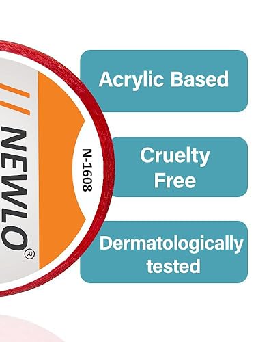 Newlo Red Wig Fix Tape 50M | Strong Adhesion | Comfortable Wear | Easy Application | Water-Resistant | Double Sided Tape | Sensi Tek