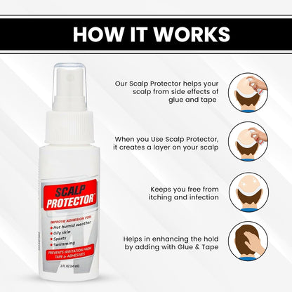 WalkerTape Scalp Protector Spray 60ml | Anti-itching and anti-bacterial | Improves adhesion and reduces itching| Skin- Friendly | Skin Protection &Adhesive Booster |