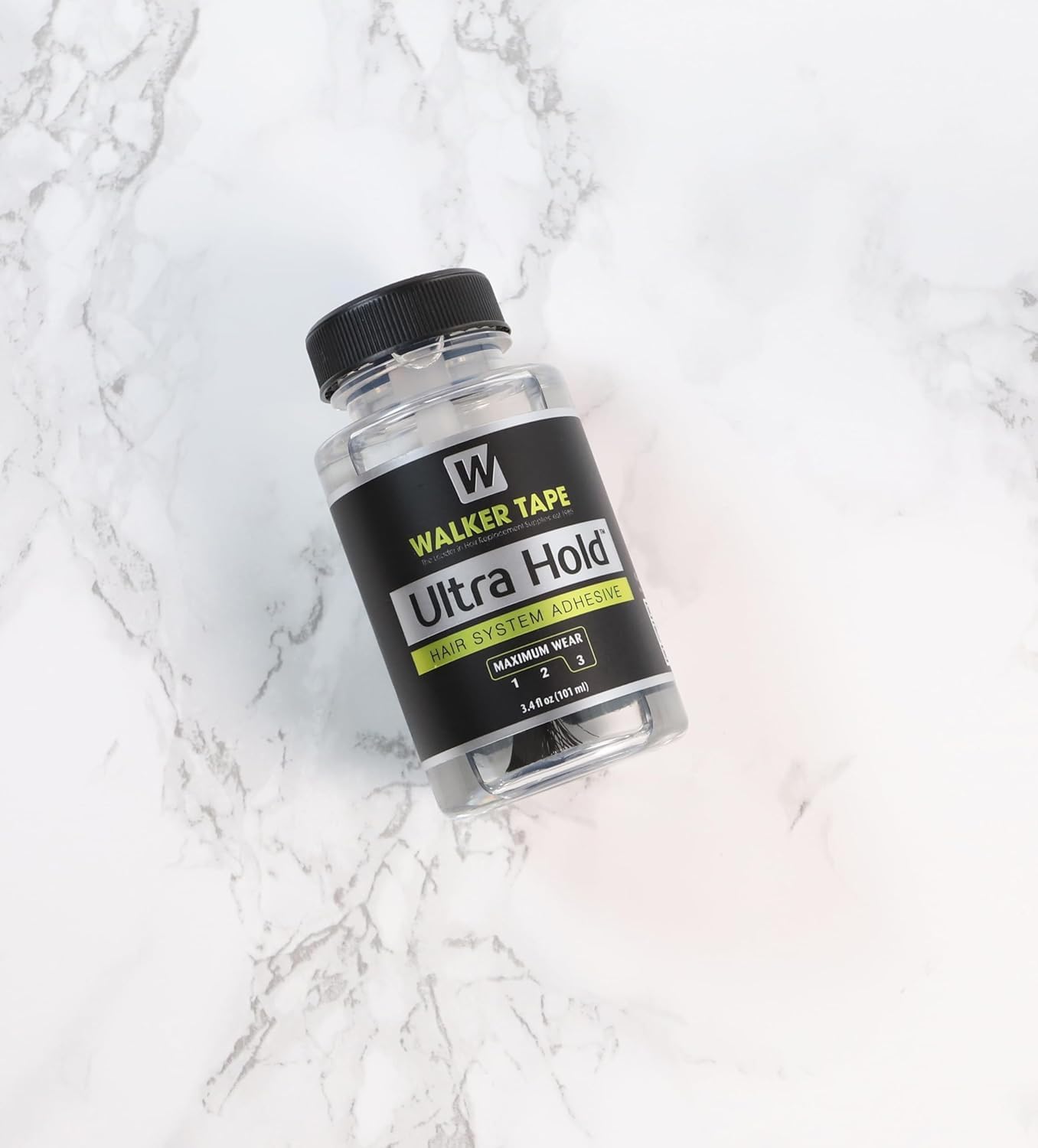 Walker Tape Ultra Hold Hair Patch Glue | Waterproof | Maximum Wear (4+ Weeks) | Clear Transperent Glue | Skin Safe (101 ML)