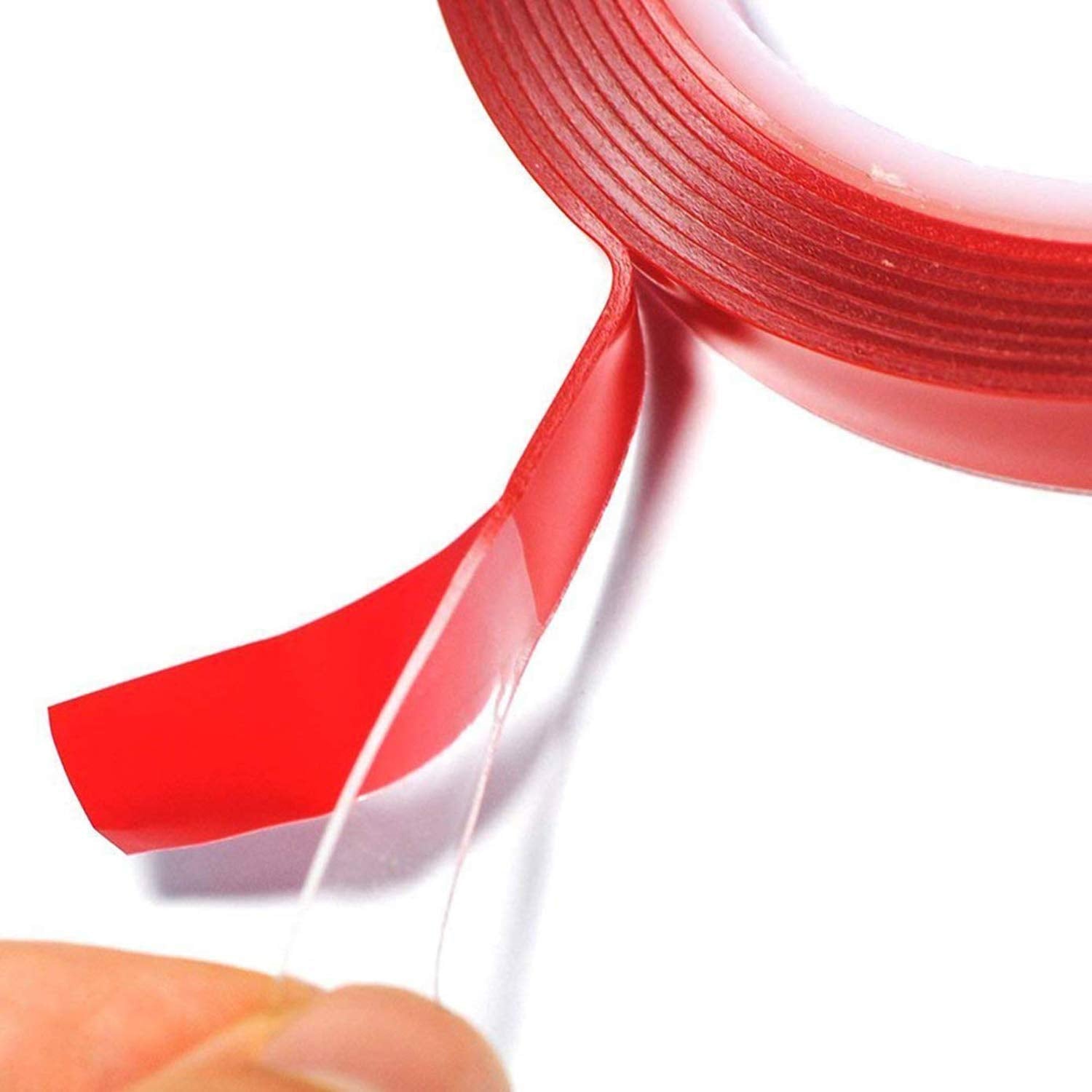 Newlo Red Wig Fix Tape 50M | Strong Adhesion | Comfortable Wear | Easy Application | Water-Resistant | Double Sided Tape | Sensi Tek