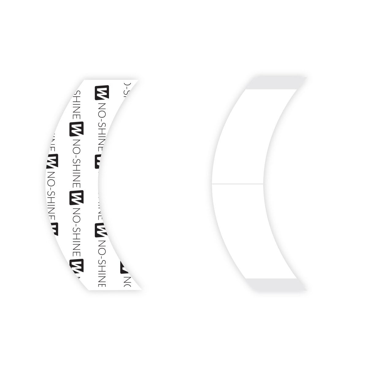 WalkerTape No-Shine Hair Patch Tape -36 Pcs | Strong Hold Wig & Hair System Adhesive Tape | Waterproof, Sweat Resistant | 3–4 Weeks Hold | Curved Strips for Men & Women