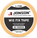 Jonson Yellow Cotton Hair Patch Tape | Strong Hold 7-14 Days | Water & Sweat Resistant | Skin-Friendly | Easy to Apply & Remove | 20 Yards