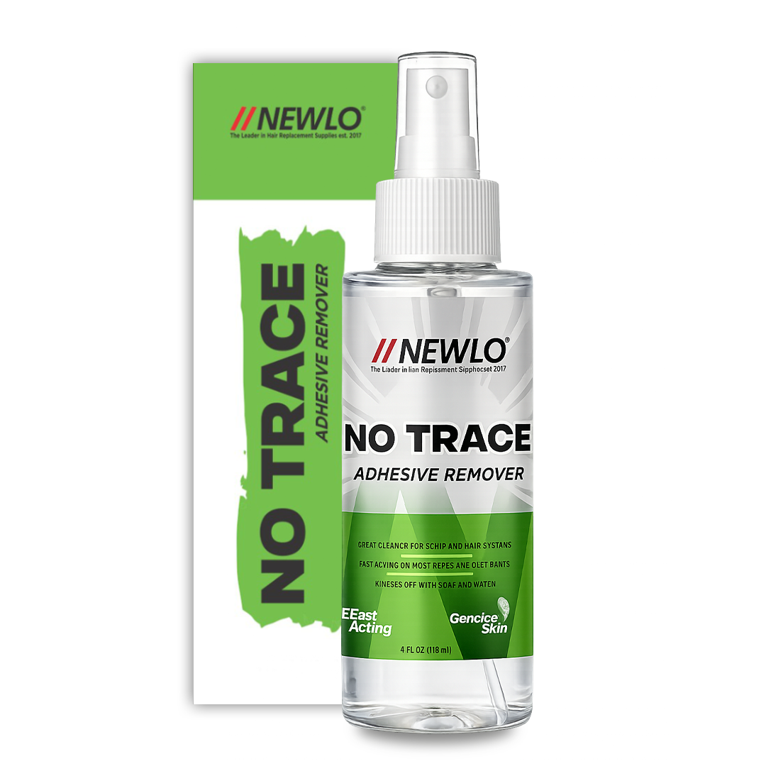 Newlo No Trace Adhesive Remover For Hair Patch & Wigs| Fast-Acting| Citrus Flavour| Great Cleaner| 4 oz. (118 ml)