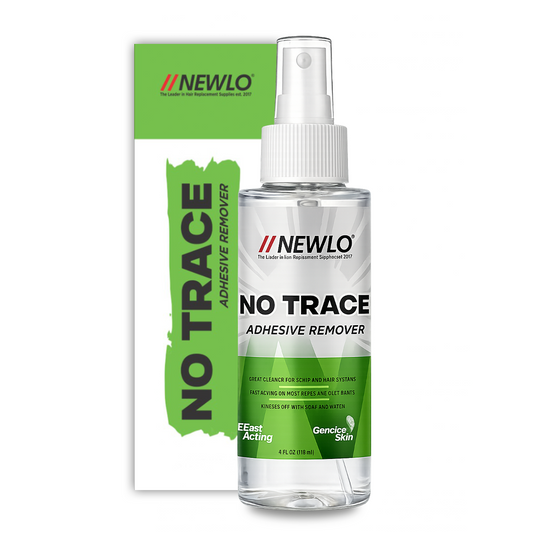Newlo No Trace Adhesive Remover For Hair Patch & Wigs| Fast-Acting| Citrus Flavour| Great Cleaner| 4 oz. (118 ml)