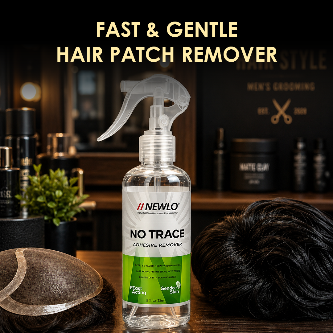 Newlo No Trace Adhesive Remover For Hair Patch & Wigs| Fast-Acting| Citrus Flavour| Great Cleaner| 6.76 oz. (200 ml)