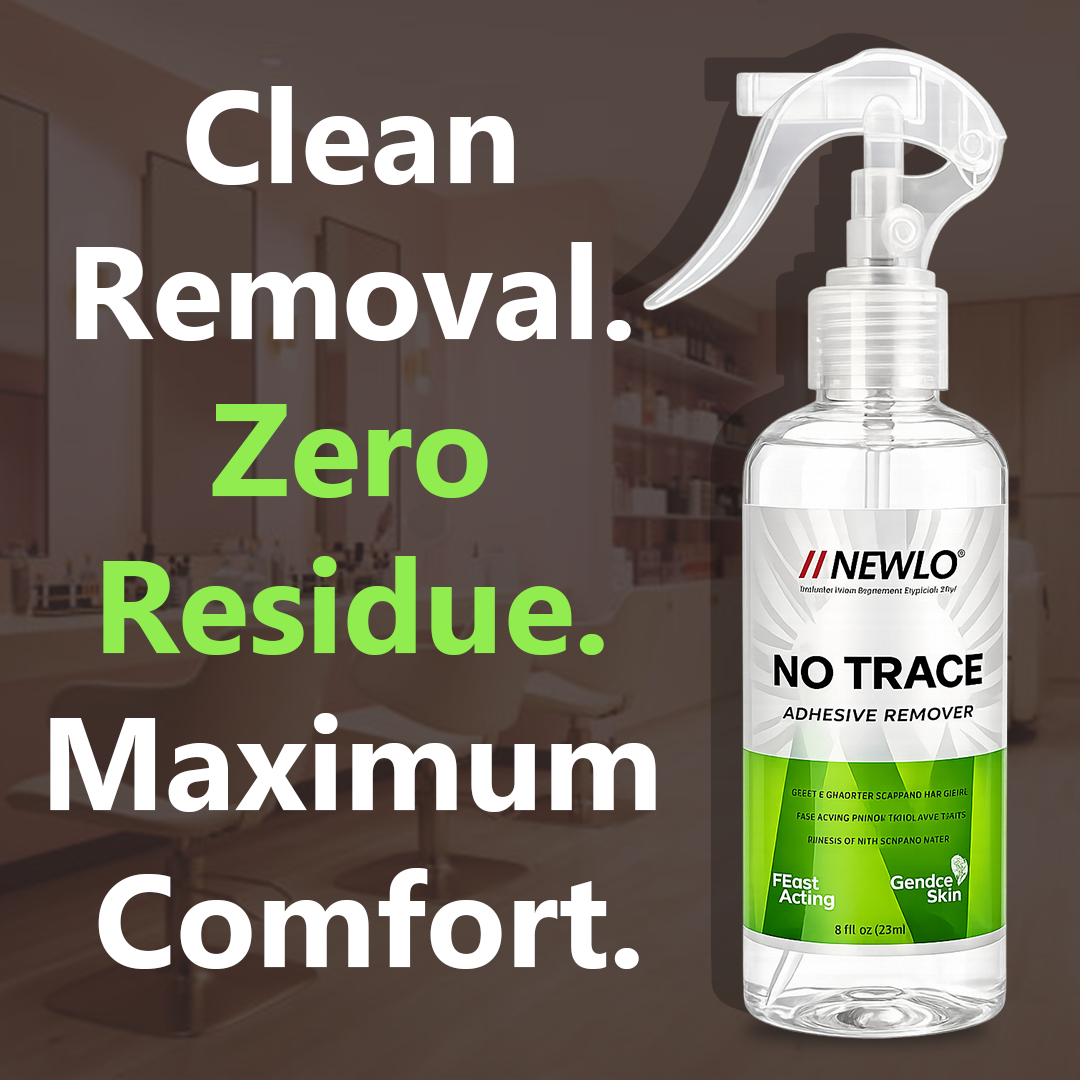 Newlo No Trace Adhesive Remover For Hair Patch & Wigs| Fast-Acting| Citrus Flavour| Great Cleaner| 6.76 oz. (200 ml)