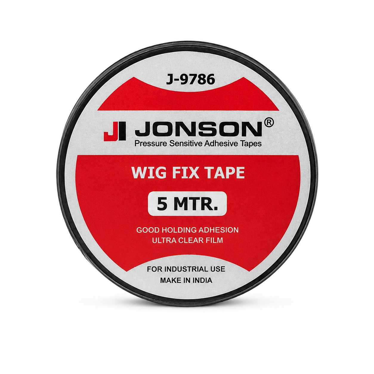Jonson Red Wig Fix Tape 5 Meter | Waterproof Easy to Use | No Irritation On Skin | Stong Hold | Skin - Frendly | Double Saided |
