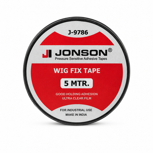 Jonson Red Wig Fix Tape 5 Meter | Waterproof Easy to Use | No Irritation On Skin | Stong Hold | Skin - Frendly | Double Saided |