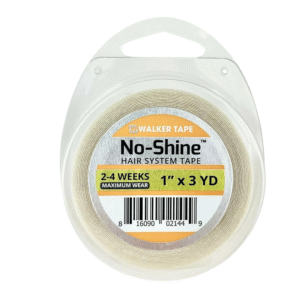Walker No-Shine Hair System Tape 1" x 3 Yards – Long Lasting, Matte Finish.